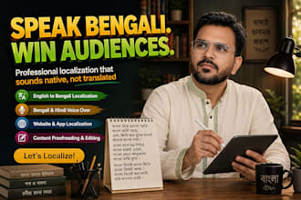 offer efficient and high and quality services for bengali language