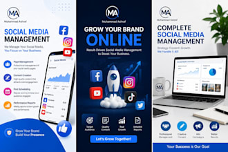 manage your social media page and run add professionaly