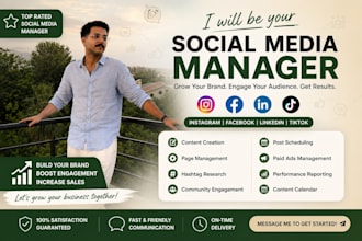 be your professional social media manager