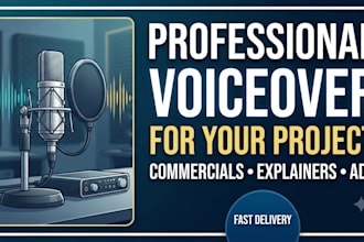 do a voiceover for a narration and, or a youtube vid
