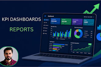 create a sales or kpi tracking dashboard in excel