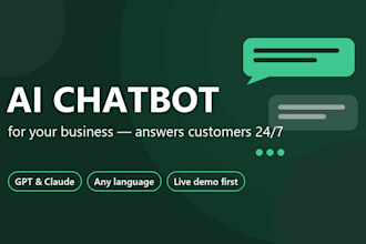build an ai chatbot for your website using gpt or claude