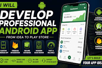 develop a professional android app