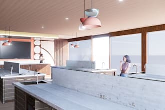 create interior design concepts and 3d visualizations