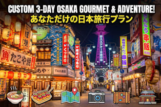 help you anything related to osaka, kansai,japan
