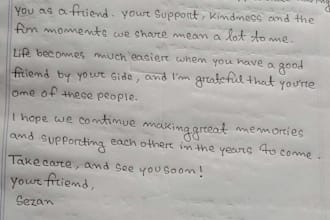 write anything with my beautiful hand writing