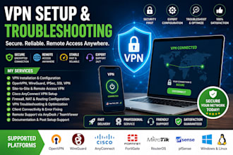 set up and troubleshoot VPN for secure remote access