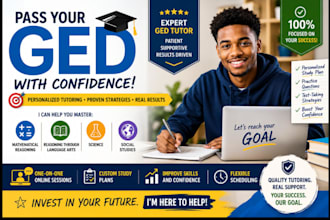 provide expert ged tutoring and personalized study support