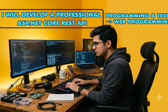 create a professional asp net core rest API programming tech web programming