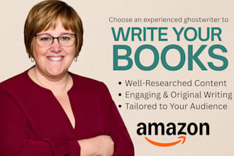 be your book and ebook writer, editor and ghostwriter