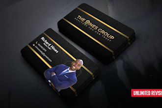 design modern luxury business card or minimal unique elegant real estate card