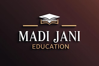 design a modern education, school, and academy logo