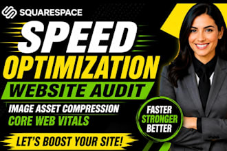 squarespace speed optimization website audit image asset compression core vitals