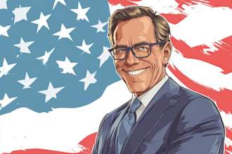 design editorial political cartoon artwork
