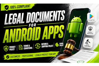 draft privacy policy, terms and conditions for your android app