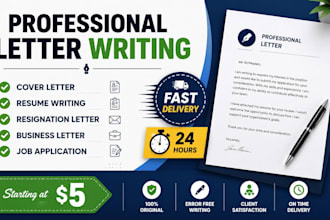 write a professional resignation letter for any job