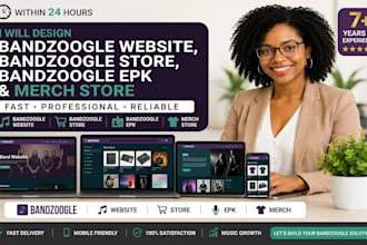 design bandzoogle website bandzoogle store bandzoogle page merch store epk
