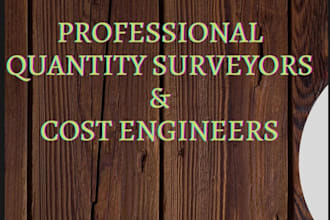 do cost estimation, bills of quantities and material take off