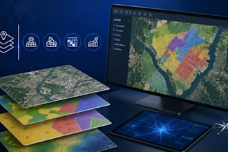 create gis mapping, land use map, zoning map, spatial analysis