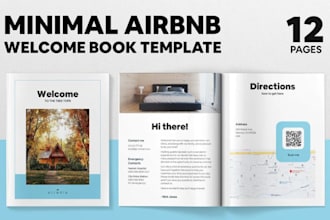 design vacation rental house manual and airbnb welcome book