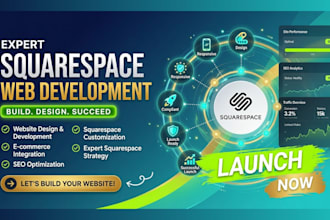 build, redesign and optimize your squarespace website