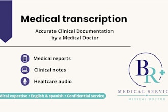 transcribe medical audio and documents accurately