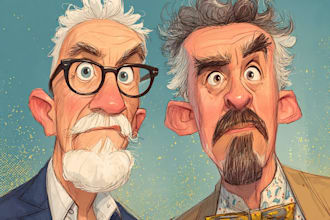 draw a caricature, cartoon caricatures