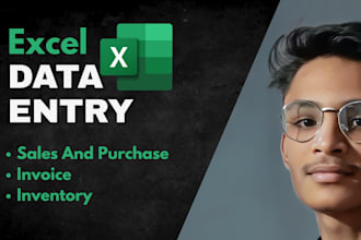 sales and purchase data entry in excel