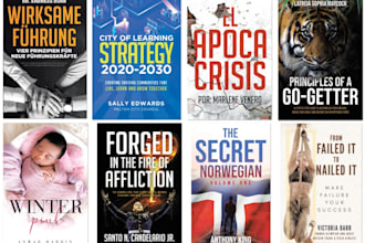 design custom book cover, interior, and ebook conversion