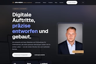 build a professional website for your company