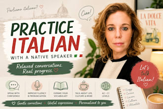 practice italian conversation with you