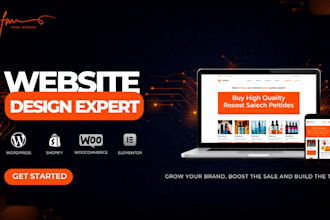 design and develop the website or store