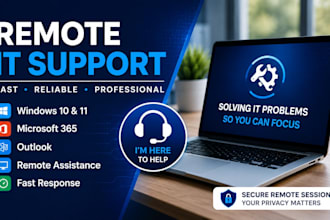 remote IT support and troubleshooting
