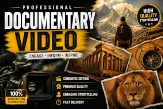edit documentary videos professionally
