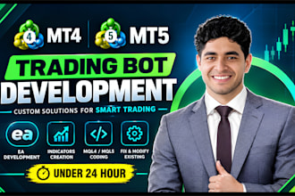 develop mt4 eas, mt5 eas and algorithmic trading solutions
