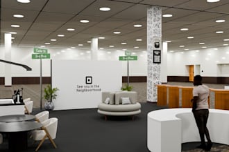 floor plan with exhibition booths