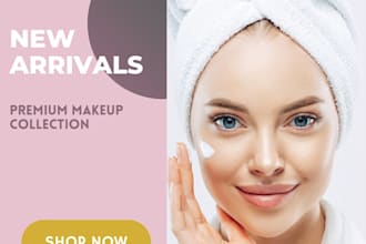 design editable canva instagram posts for beauty and skincare brands
