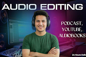 do podcast audio editing and background noise removal