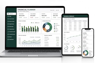 create financial planner financial tracker financial forecast spreadsheet