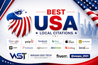 create high authority USA local citations for local SEO