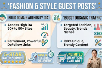 publish fashion and lifestyle guest posts on fashion  blogs