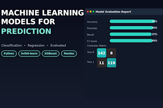 build machine learning models for prediction