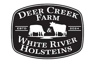 design a professional cow farm logo for your agriculture business