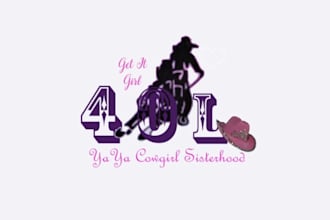 design tiny home community cowgirls logo