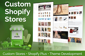 design shopify plus stores and custom shopify themes