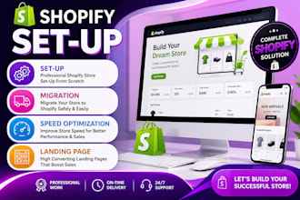 do shopify setup shopify custom shopify migration
