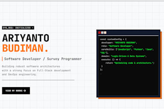 provide custom web app and survey programming solutions