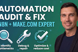 audit and fix your broken make or n8n automation