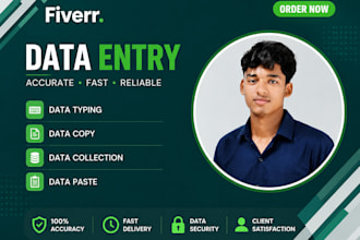 do data entry, web research, copy paste and virtual assistant tasks