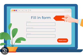 data typing and online form filing at 300 hundred